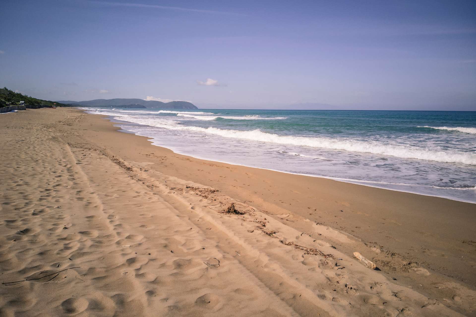 Spiaggia di sabbia a San Vincenzo
