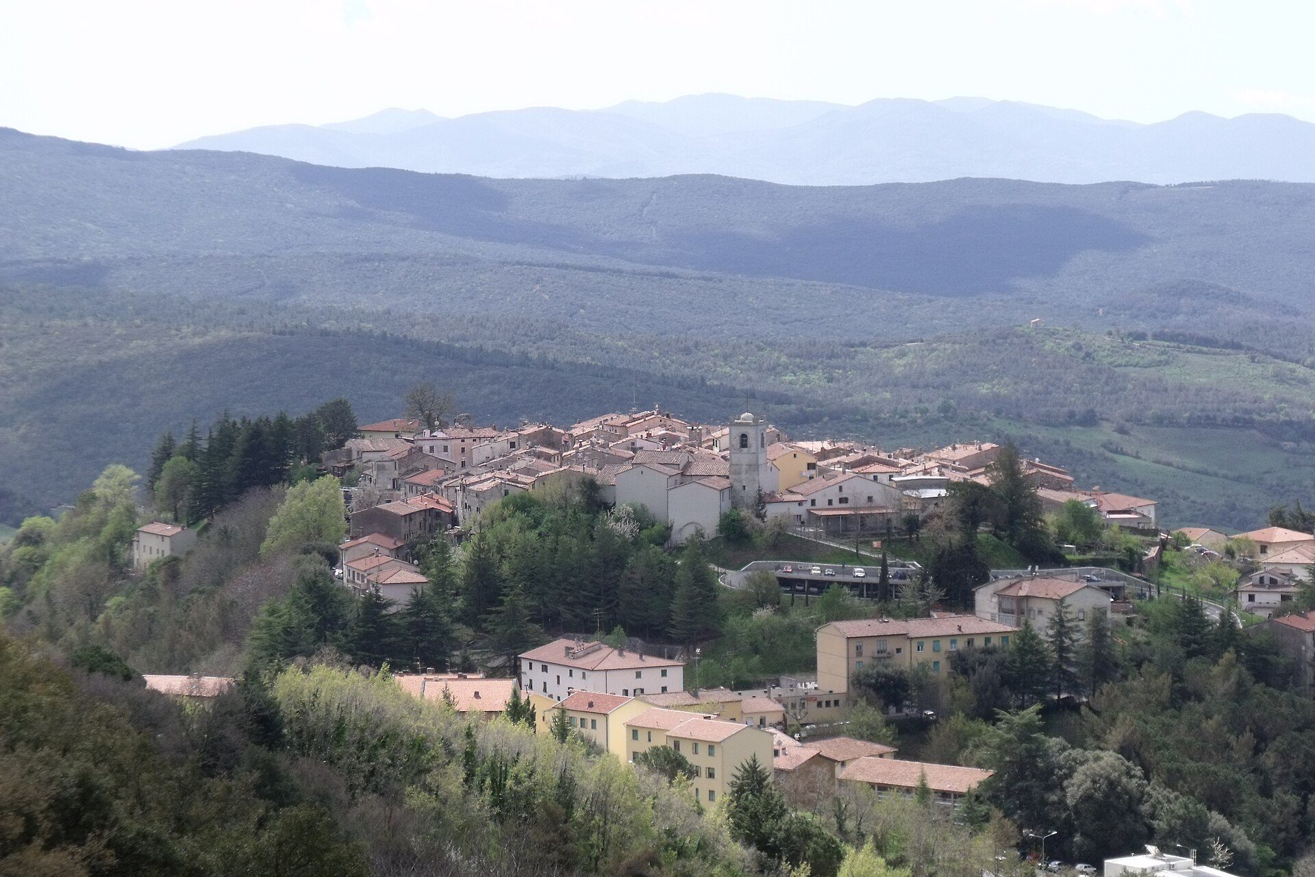 Panorama di Monterotondo Marittimo